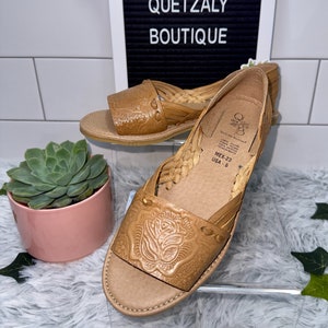 Green and rose gold huaraches hotsell