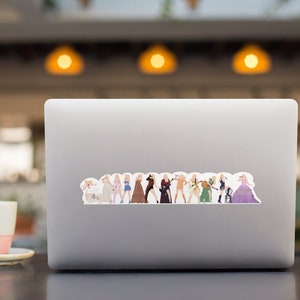 Taylor The Eras Sticker, LGBT Pride Sticker, Taylor Era Outfit Art, Unique Taylor Merch, Great Gift for Taylor Fan, Cute Taylor Sticker