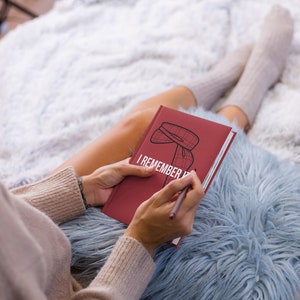 Red Album Notebook, Red Era Journal, Great Gift for Music Fan, Unique Present for Taylor Fan, Diary for Self Care, Fall All Too Well Merch