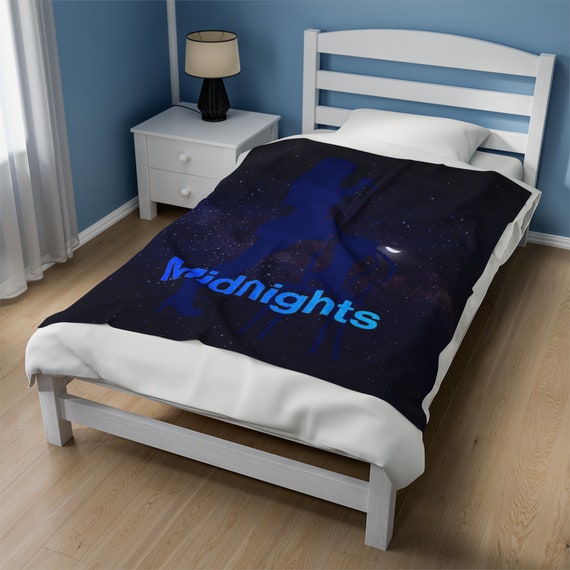 Midnights Album Vigilante Shit Blanket, Cozy Home Decor, Night Sky Design, Gift for Taylor Fans, Excellent Birthday Gift for Music Fan
