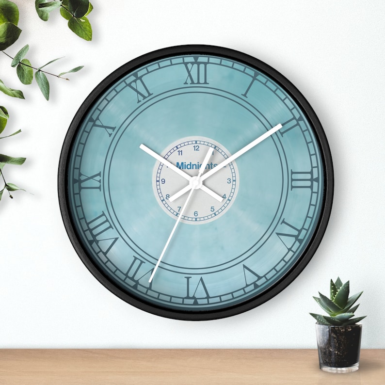 Midnights Album Vinyl Clock: Retro Music Decor, Gift for Collectors image 2