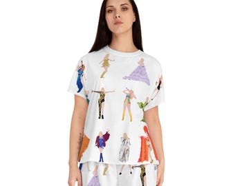 Pijama corto para mujer The Eras: ropa de estar cómoda para las fans de Taylor