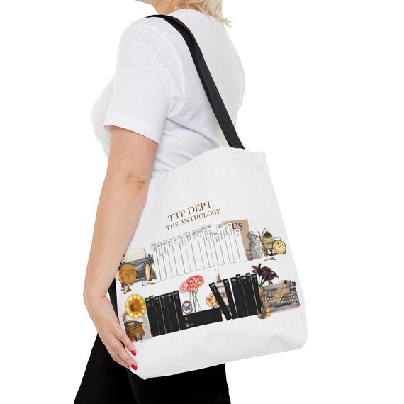 Poets Album Tote Bag, Poets Era Book Bag, Cute Shopping Bag, Unique Taylor Merch Reusable Bag, Great Gift for Taylor Fan, Tortured Reader