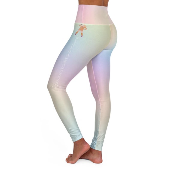 Lover Album High Waisted Yoga Leggings, Lover Era Soft Stretch Leggings for Gym, Fitness, Casual Wear, Gift for Taylor Fan, Cute Gym Clothes