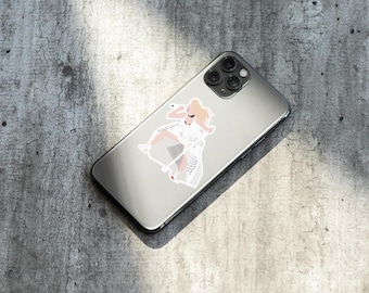 Taylor Fan Sticker: Poets Sticker, Female Rage Art