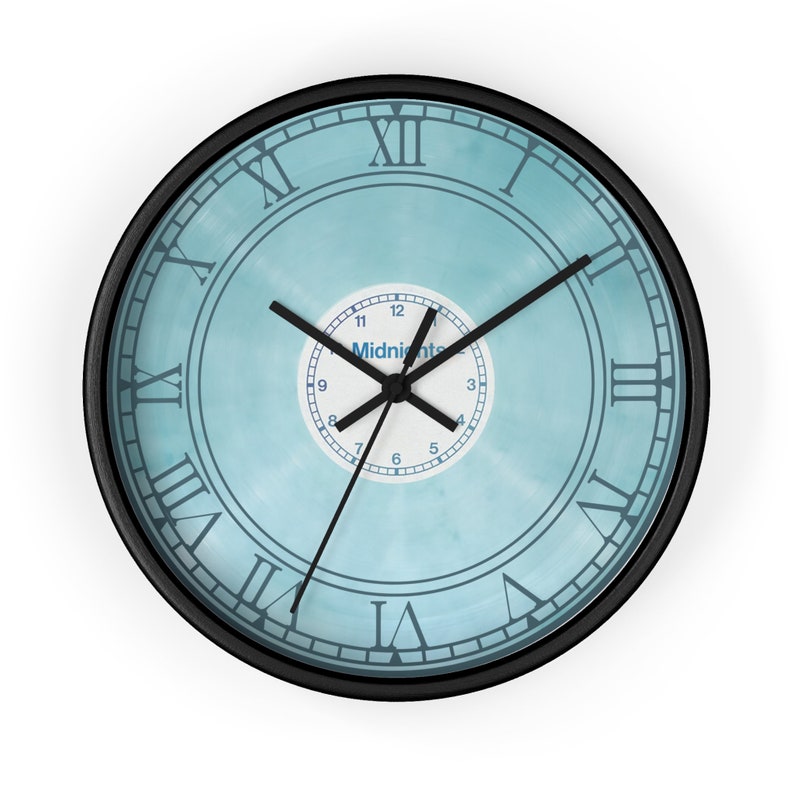 Midnights Album Vinyl Clock: Retro Music Decor, Gift for Collectors image 7