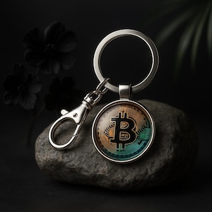 Bitcoin BTC Crypto Collectors Keychain