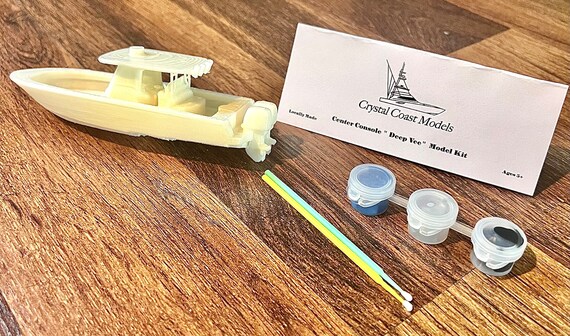 Carolina Fishing Boat Model Kit-fun for Kids-center Console Boat
