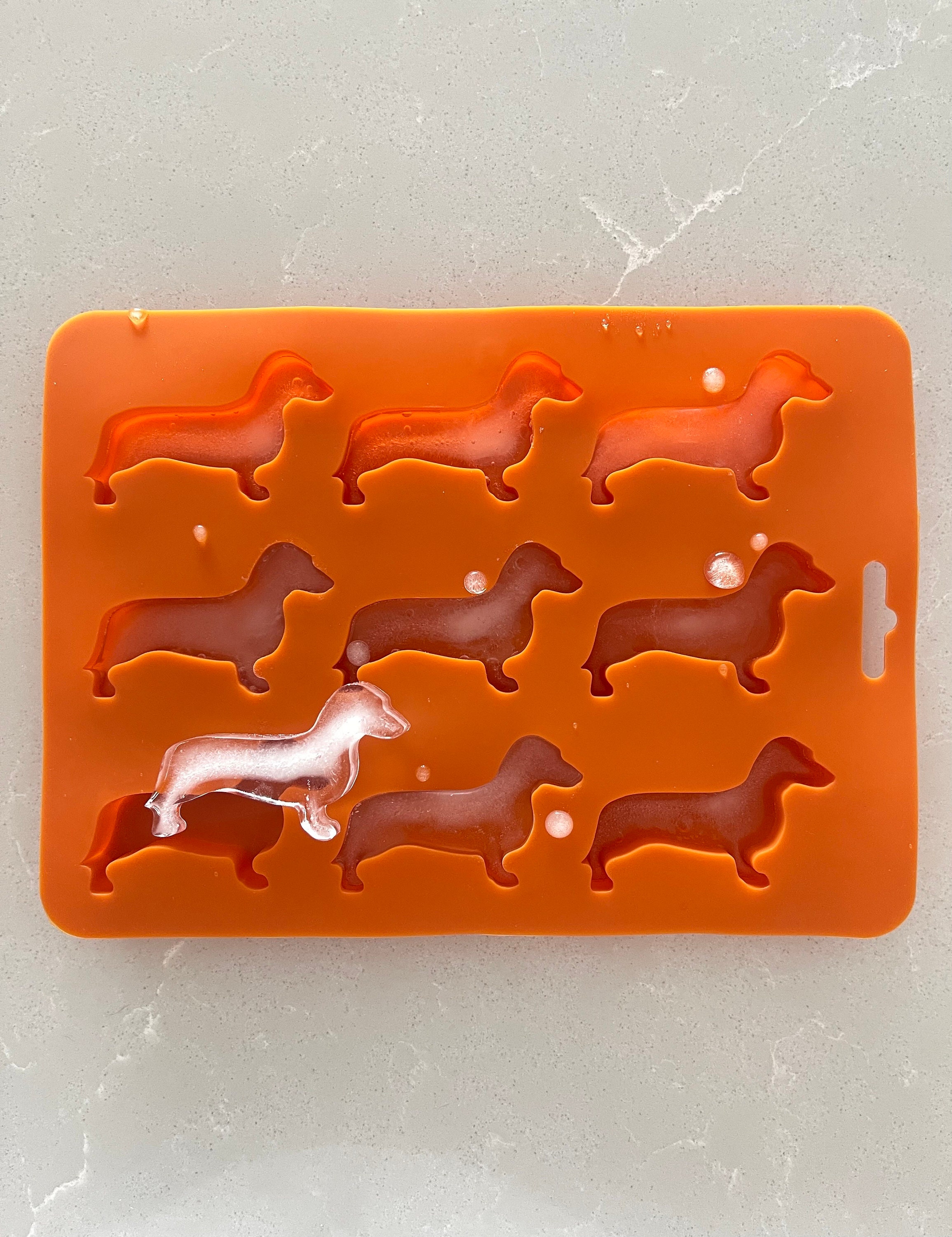 Nax Caki 3D Dachshund Dog Ice Cube Mold - Fun Shapes for Whiskey Cocktails  and Bourbon