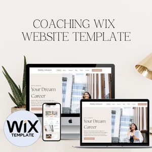 Neutral Coaching Wix Website Template: Online Store & Blog (PDF Guide)