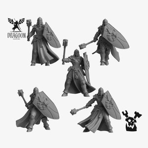 Sisters of Redemption Squad Build kit. Compatible with 28mm Scale Miniature Tabletop Sci-fi Wargames