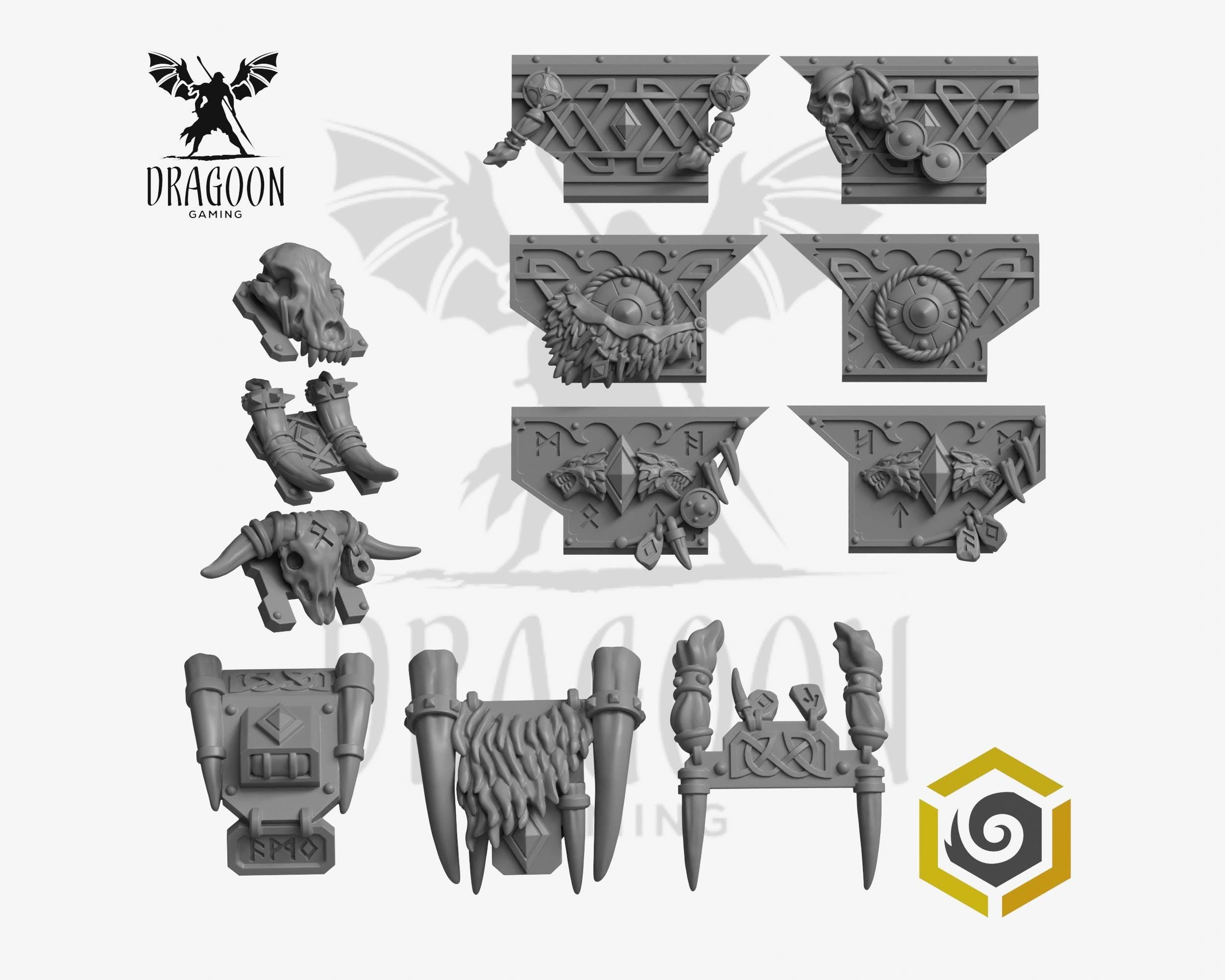 Primal Hounds Outrider Bike Trims Conversion Bits For 28mm/32mm Space Knights