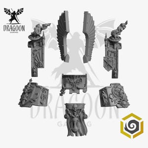 Eternal Pilgrims dreadnought Conversion Kit - Redemptor Dreadnought Compatible - 28mm Wargaming