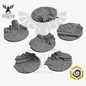 Primal Hounds 32mm Viking Theme Base Toppers For 28mm Tabletop Wargames & Miniatures