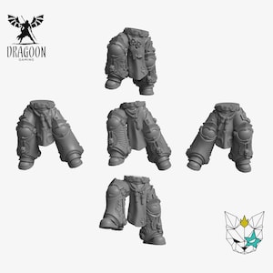 Crimson Angels Bein-Umwandlungen kompatibel mit 28 mm Prime Sci-fi Marines und Miniatur Tabletop Wargames