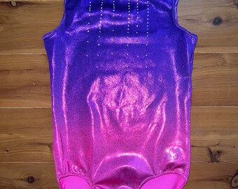 The Zone Idol Ombré Navy Gymnastics Leotard main image 1