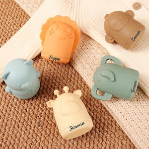 Juego de juguetes de baño con animales personalizados, juguetes de baño para niños, juguete de baño con elefante, juguetes de viaje para niños pequeños, juguetes portátiles para niños, juguetes acuáticos