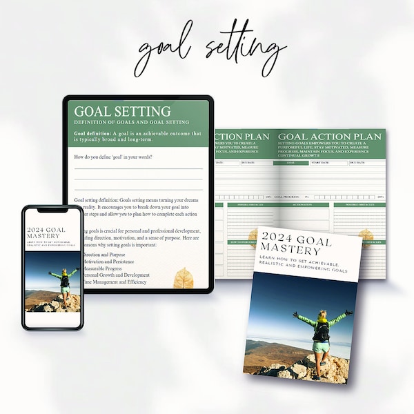 Goal Mastery 2024: A Blueprint for Your Best Year Yet - Goal Setting Ebook