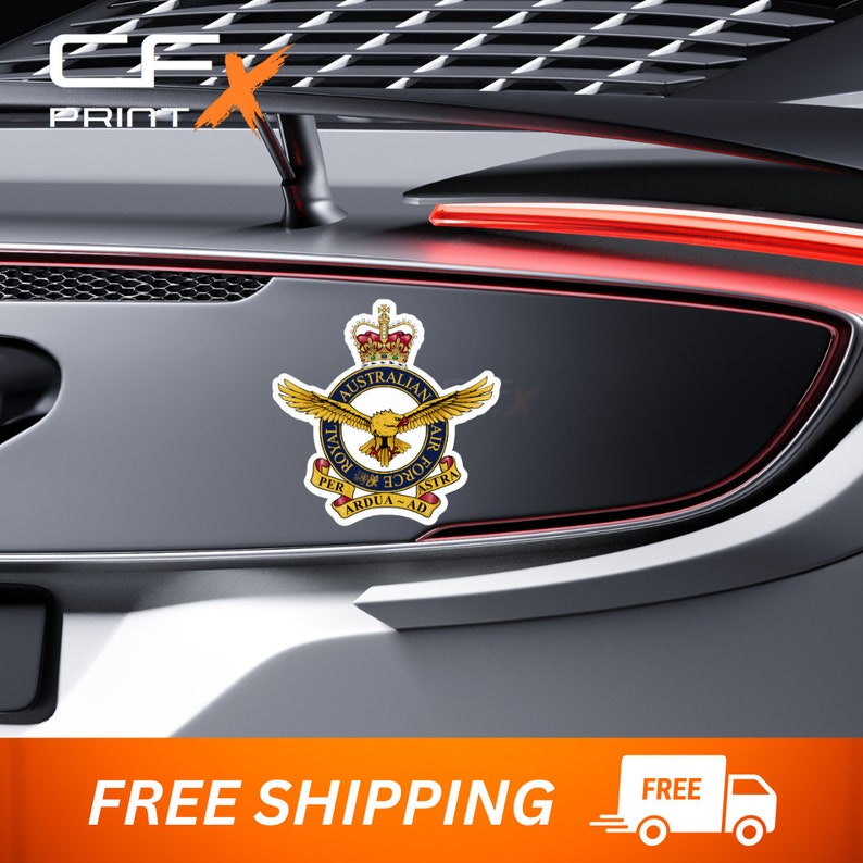 RAAF ROYAL AUSTRALIAN Airforce Badge Military Vinyl Sticker for Car ...