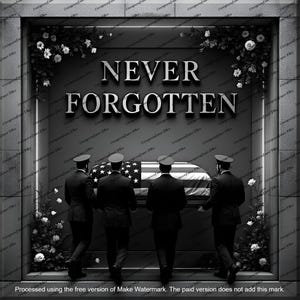 Archivo/homenaje/honor de Never Forgotten Slate