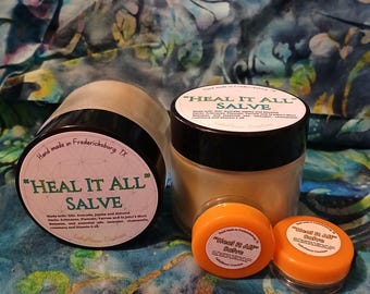 Herbal Healing Salve| Homemade Ointment for Cuts, Burns, Rashes, Stings, Bites