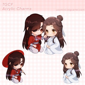TGCF Hualian 2.5” Acrylic Charms, Heaven Official’s Blessing | Tian Guan Ci Fu