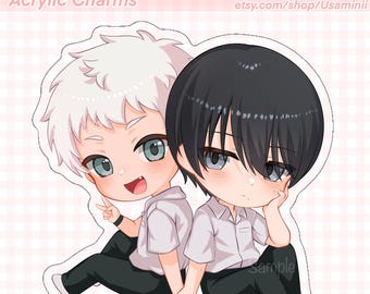 Yoshiki Tsujinaka / Hikaru Indou Acrylic Charm 2.5”, The Summer Hikaru Died, Hikaru Ga Natsu Shinda, YoshiKaru