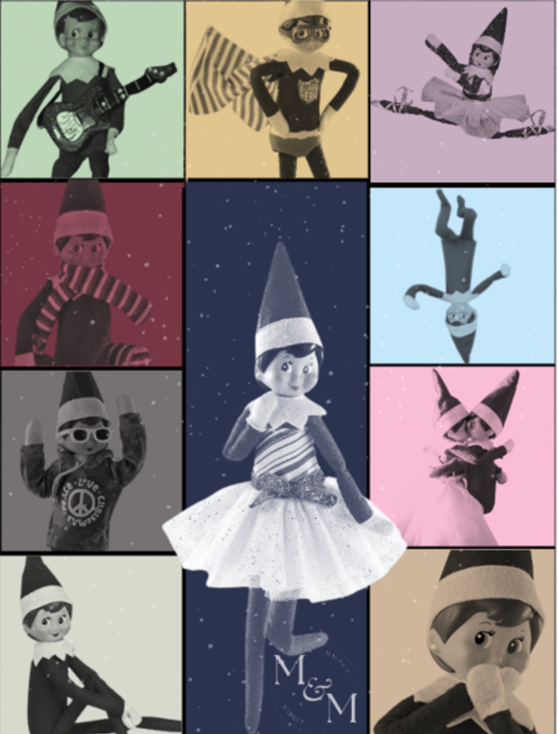 Elf on the Shelf Eras Tour Poster taylor Swift Etsy Australia