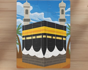Makkah Kabah Puzzle: Islamic Kids Ramadan Eid Gift
