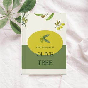 Olive Tree Palestine Journal: Hardcover Lined Notebook