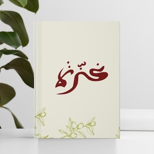 Gaza Palestine Hardcover Journal: Lined Daily Notebook
