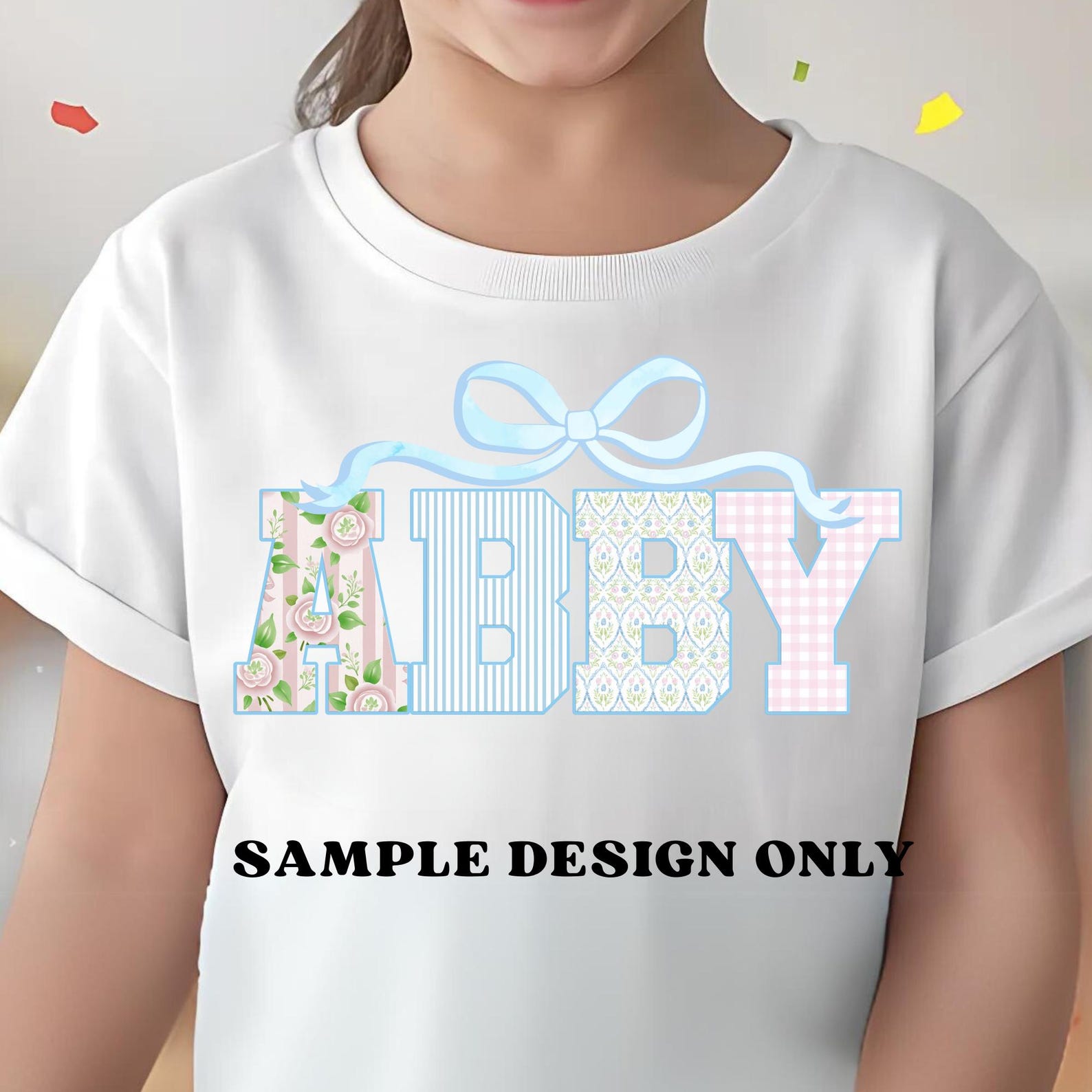 Grandmillenial PNG Floral Alphabet Bundle, Preppy Pastel Hand Lettered ...