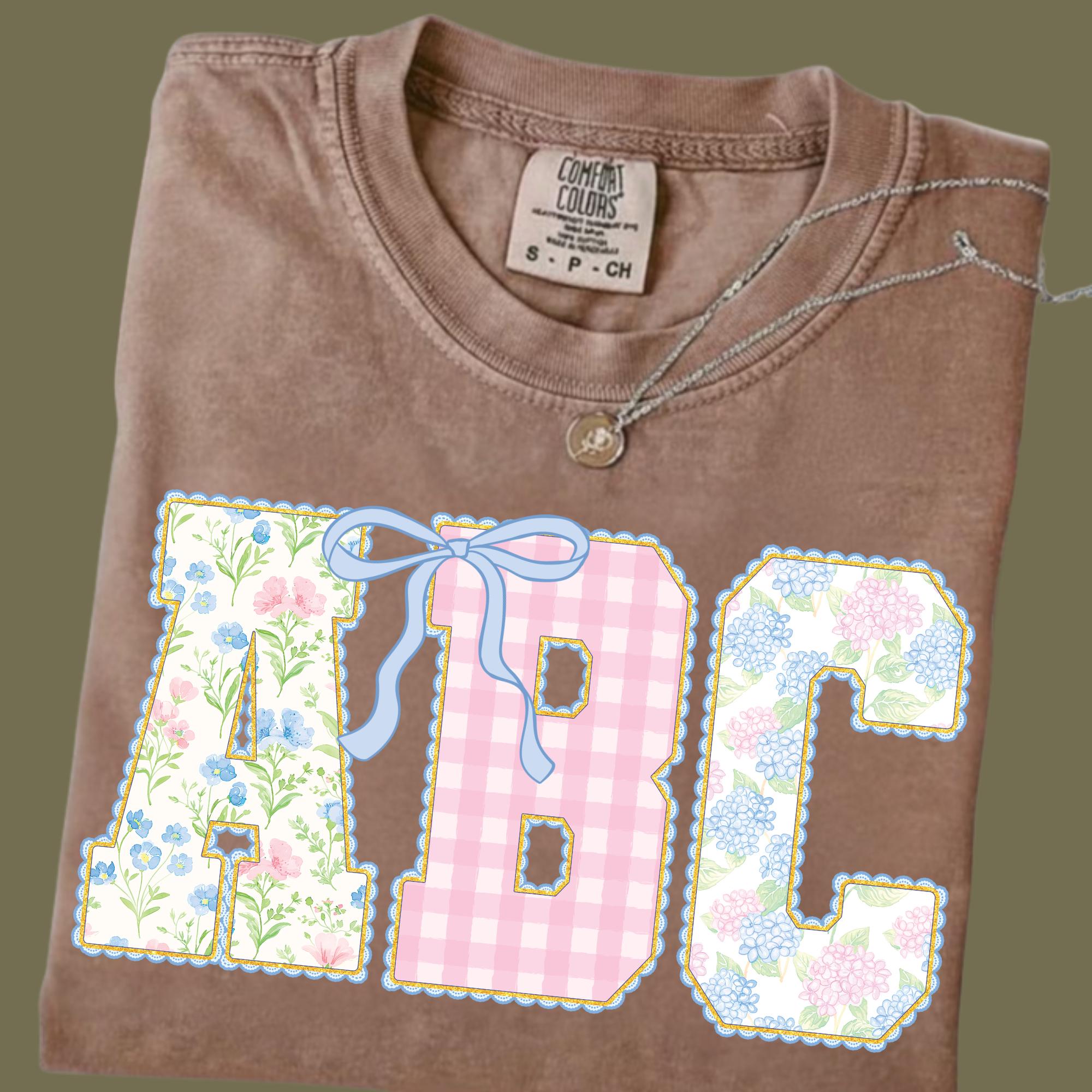 Grandmillennial PNG Alphabet Bundle, Floral Lace Alphabet, Preppy ...
