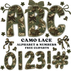 Lace Camo Alphabet Set, Camo Alpha Set, PNG Alpha Set, Camo & Lace Alpha, Lace Alphabet Set,Camo Alphabet Set,Trendy Camo Design,Army Crafts