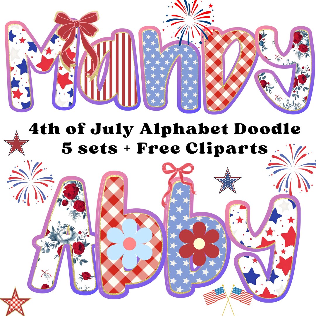 Personalized 4th of July Png, Custom Name Independence Day Png ...
