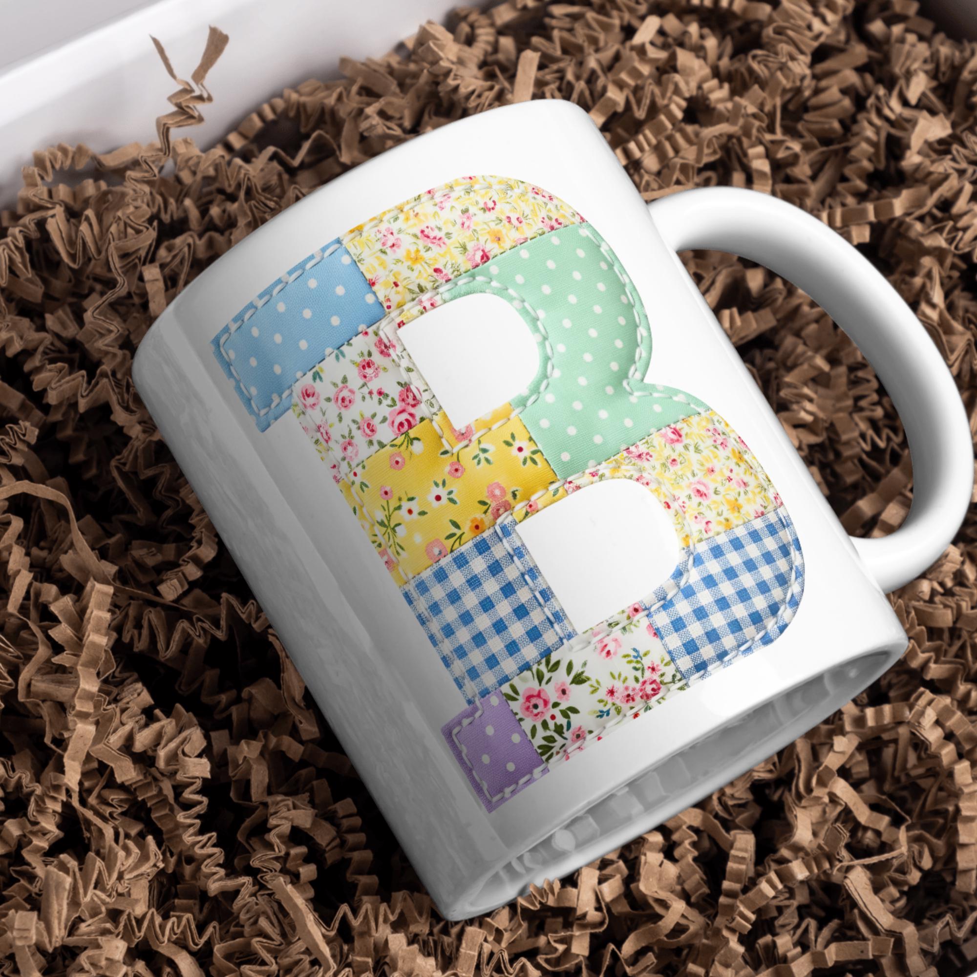 Faux Embroidered Alphabet PNG Bundle, Faux Quilted Patchwork Letters ...