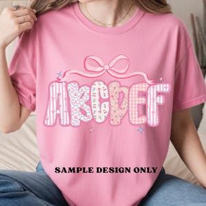 Grandmillennial Lace Floral Alphabet PNG Bundle, Pastel Pink Alphabet ...