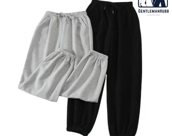 Drawstring Baggy Jogger Sweatpants | Oversized Highwaist Pants