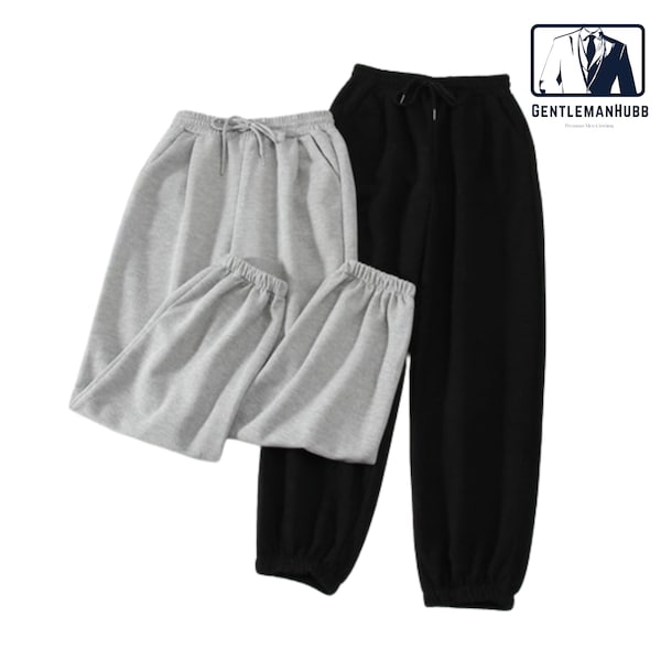 Drawstring Baggy Jogger Sweatpants | Oversized Highwaist Pants