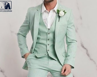 Men's Groom Suit | Outdoor Tuxedo Clothes | Streetwear Fashion Style