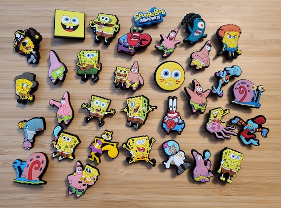 spongebob croc charms