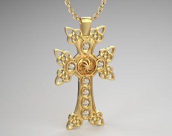 Khachkar Cross Necklace