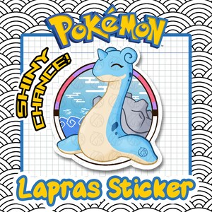 ラプラスステッカー（光るバージョンチャンス）