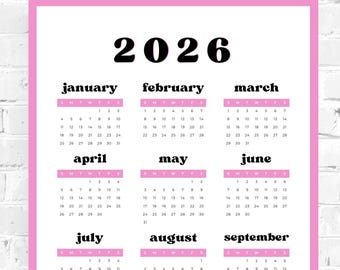 Cliff R 2026 Kalender, A3, Wirobound, Full Colour, Gratis Pakket