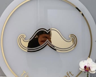 Custom Backlit Business Sign | Acrylic Logo Sign for Office, Bar, and Small Business