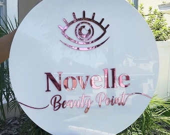 Custom Business Sign, Acrylic Logo Sign, Outdoor Sign, 3d Business Sign