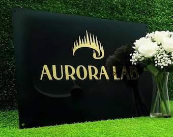 Custom Acrylic Business Sign | Acrylic Logo Sign | Welcome Sign