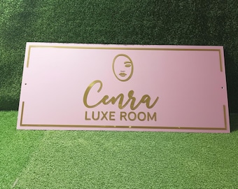 Custom Business Sign | Personalized Acrylic Logo Sign for Office Door, Outdoor Business Branding | Custom Acrylic Business Sign