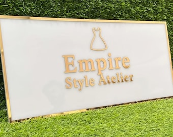 Custom Business 3d Business Sign, Acrylic Logo Sign, Business logo Sign, Custom Acrylic Wall Art