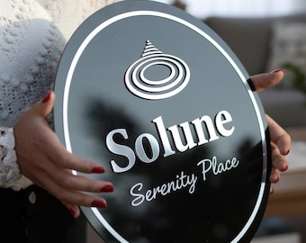 Custom Acrylic Business Sign | Business Logo | Custom Sign | Business Gift | Business Door Sign |